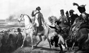 Наполеон у бици код Ваграма (5-6. јул 1809). Уље на платну Хораса Вернета