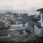 Поглед на град и Драчки залив, Драч, 16. октобар 1913. (фото www.albert-kahn.hauts-de-seine.fr)