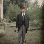Есад паша у башти свог пољопривредног добра, Ретх, 17. октобар 1913. (фото www.albert-kahn.hauts-de-seine.fr)