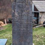 Натпис на крајпуташу Ђорђу Љубојевићу у Волујцу (фото Бојан Радојичић)