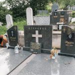 Споменик Драгомиру Вучковићу на гробљу на потесу Виловине у Севојну (фото Бојан Радојичић)