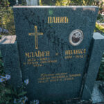 Споменик Млађену Панићу на Ружића гробљу у Кремнима (фото Бојан Радојичић)