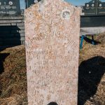 Споменик Стевану Шопаловићу на гробљу у Мачкату (фото Бојан Радојичић)
