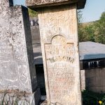 Споменик Миловану Новаковићу на гробљу изнад цркве у Горњој Добрињи (фото Бојан Радојичић)