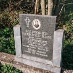 Споменик Благоју Марковићу на гробљу изнад цркве у Горњој Добрињи (фото Бојан Радојичић)