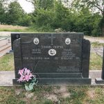 Споменик Тодору Томићу на гробљу на потесу Слатина у Горобиљу (фото Бојан Радојичић)