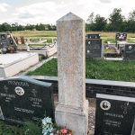 Споменик Љубомиру А. Урошевићу на гробљу на потесу Слатина у Горобиљу (фото Бојан Радојичић)