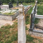 Споменик Радивоју Мићовићу на гробљу на потесу Свилаићи у Горобиљу (фото Бојан Радојичић)