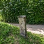Крајпуташ Петронију Димитријевићу на потесу Коник у Лопашу (фото Бојан Радојичић)