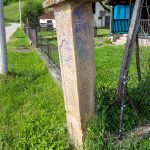 Крајпуташ Василију Бојићу у Лопашу (фото Бојан Радојичић)