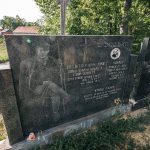 Споменик Новаку Боловићу на гробљу на потесу Брезак у Лорету (фото Бојан Радојичић)
