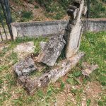 Споменик Перку Лубинићу на гробљу у Мршељима (фото Бојан Радојичић)