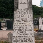 Споменик Алексију Тошићу на Миљаковачком гробљу у Отњу (фото Бојан Радојичић)