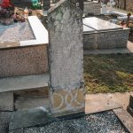 Споменик Љубомиру Петровићу на гробљу на Миливојевића гробљу у Радовцима (фото Бојан Радојичић)