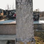 Споменик Љубомиру Петровићу на гробљу на Миливојевића гробљу у Радовцима (фото Бојан Радојичић)