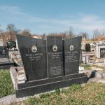 Споменик Божидару Зарићу на Коначина гробљу у Расној (фото Бојан Радојичић)