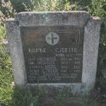 Споменик Миливоју Савићу на гробљу у Речицама (фото Бојан Радојичић)