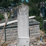 Споменик Миленку Вуловићу на гробљу Липа у Рогама (фото Бојан Радојичић)