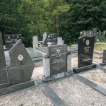 Споменик Веселину Ракићу на гробљу у Средњем селу у Засељу (фото Бојан Радојичић)