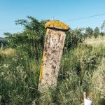 Крајпуташ Бранку Чоланићу у Доњем Трудову, Јасеново (фото Бојан Радојичић)