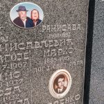 Споменик Марку Бранисављевићу на гробљу на потесу Бјелин у Радоињи (фото Бојан Радојичић)