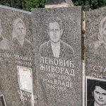 Споменик Владу Лековићу на гробљу на потесу Бјелин у Радоињи (фото Бојан Радојичић)