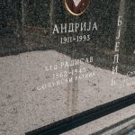 Споменик Радисаву Бјелићу на Ивановића гробљу у Рутошима (фото Бојан Радојичић)