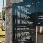 Спомен плоча на звонику код школе у Рутошима (фото Бојан Радојичић)