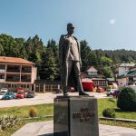 Споменик војсковођи на Тргу Војводе Петра Бојовића у Новој Вароши (фото Бојан Радојичић)