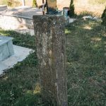 Споменик Чеду Думбеловићу на гробљу у Вранеши (фото Бојан Радојичић)