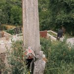 Споменик Јеврему Главоњићу на гробљу код Цркве Свете Тројице у Бистрици (фото Бојан Радојичић)