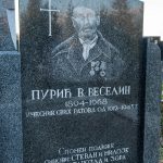 Споменик Веселину Пурићу на Пурића гробљу у Радијевићима, Акмачићи (фото Бојан Радојичић)