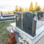 Споменик Веселину Пурићу на Пурића гробљу у Радијевићима, Акмачићи (фото Бојан Радојичић)