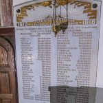 Спомен плоче у Цркви Преображења Христовог у Доњој Белој Реци (фото Бојан Радојичић)