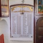 Спомен плоче у Цркви Преображења Христовог у Доњој Белој Реци (фото Бојан Радојичић)