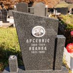 Споменик Арсенију Бучевцу на Рајића гробљу у Бистрици (фото Бојан Радојичић)