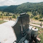 Споменик Радосаву Поповићу на гробљу у Госпавићима, Јасеново