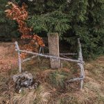 Крајпуташ Дмитру Батаковићу на Равном брду у Ојковици, Јасеново (фото Бојан Радојичић)