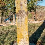 Крајпуташ браћи Јовану и Дамљану Млађеновићима у Трудову, Јасеново (фото Бојан Радојичић)