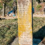 Крајпуташ браћи Јовану и Дамљану Млађеновићима у Трудову, Јасеново (фото Бојан Радојичић)