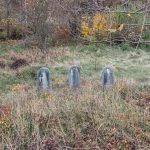 Крајпуташи Драгутину, Сави и Светиславу Лазићима у Биосци (фото Бојан Радојичић)