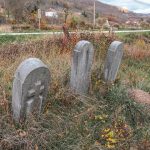 Крајпуташи Драгутину, Сави и Светиславу Лазићима у Биосци (фото Бојан Радојичић)