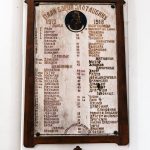 Спискови палих за отаџбину 1912-18. у Цркви Успења Пресвете Богородице у Дрежнику (фото Бојан Радојичић)