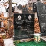 Споменик Јолу Мандићу на гробљу у Амзићима (фото Бојан Радојичић)