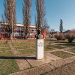 Биста у дворишту Основне школе „Петар Лековић“ у Пожеги (фото Бојан Радојичић)